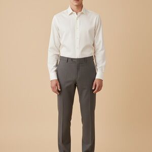 DIMIANI Long sleeve off white shirt, size 16